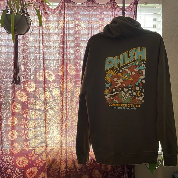 PHISH DICKS SPORTING GOODS ARENA 2022 Tour Hooded sweatshirt. EUC Size LRG - Picture 4 of 8